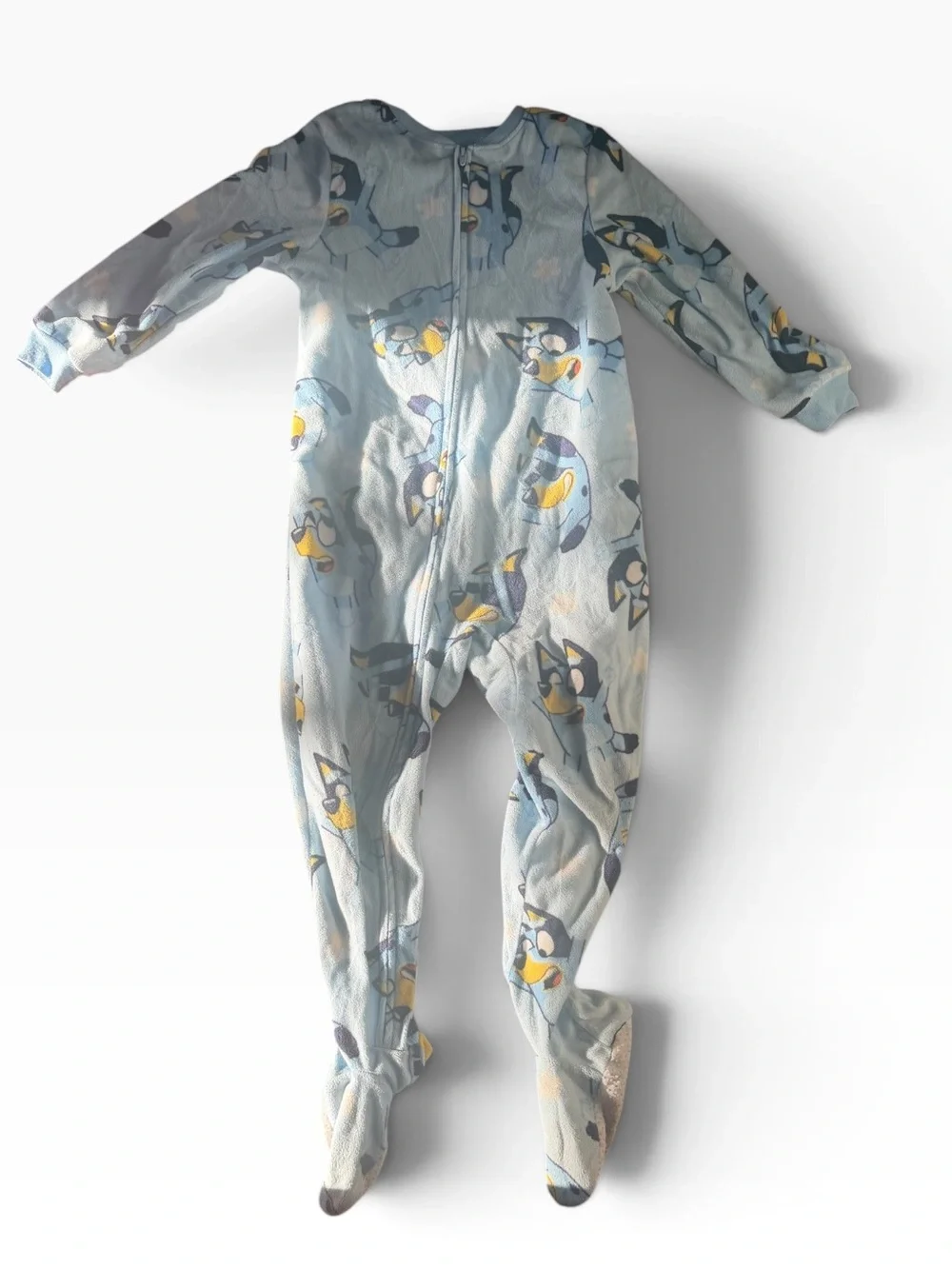 Bluey Light Blue Kids Fleece Top - Light Blue - Size 5T
